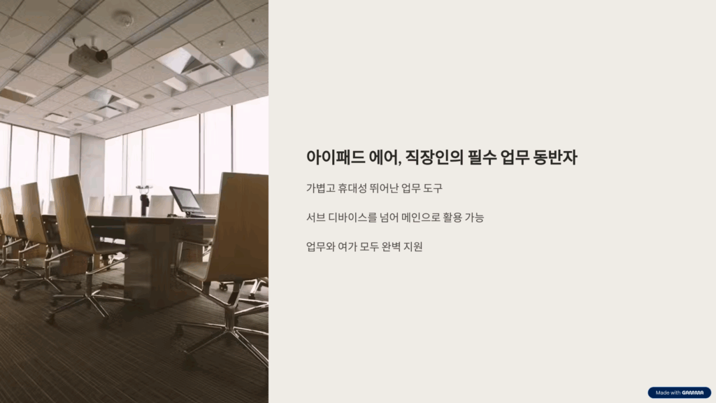 아이패드 에어, 직장인의 필수 업무동반자