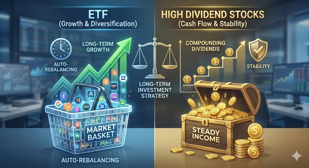 ETF vs 고배당주